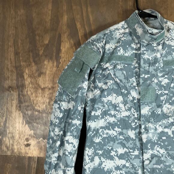 Military Army Combat Unisex Coat Green Camouflage Uniform Digicam XS Regular - Picture 4 of 13